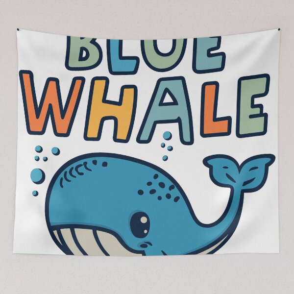Item preview, Dark Shadows Blue Whale designed and sold by bihtti.