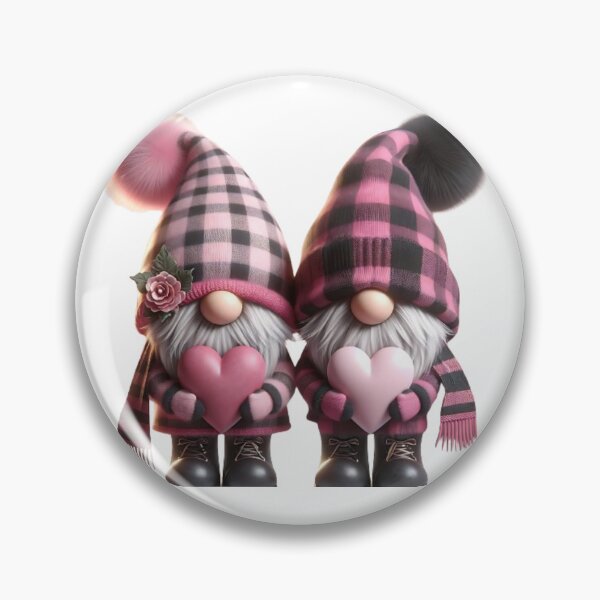 Item preview, Two gnomes with hearts designed and sold by NataAtelierArt.