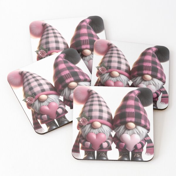 Item preview, Two gnomes with hearts designed and sold by NataAtelierArt.