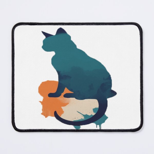 Item preview, cat watercolor embedded art designed and sold by HawiseRosso.