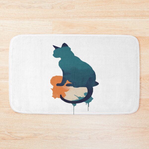 Item preview, cat watercolor embedded art designed and sold by HawiseRosso.