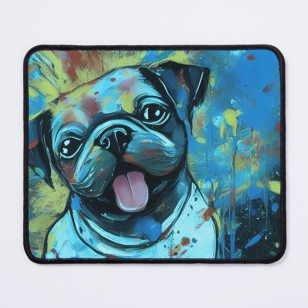 Item preview, Pug HAPPY HOLIDAYS 133 NEW YEARS DAY PUGGY HOLIDAYS designed and sold by RedBluffTraders.