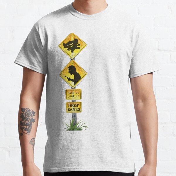 Drop Bear Sign Look Up Classic T-Shirt