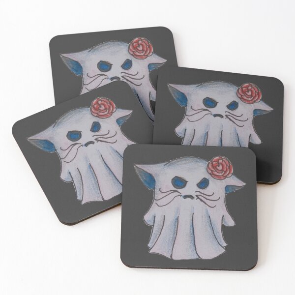 Item preview, Cute Cat Ghost designed and sold by MaxWuruhi-Art.