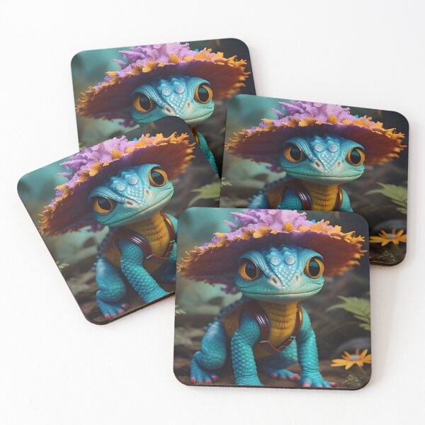 Item preview, Alien Reptile In The Forest designed and sold by TheArtOfPat.