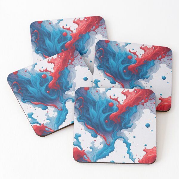 Item preview, Blue & Red Liquid designed and sold by TondoMeander.