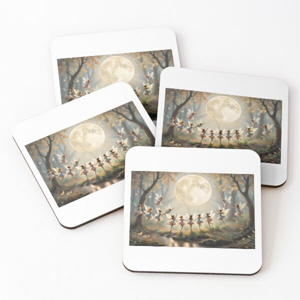 Item preview, Moonlit Whimsy: Fairies Dance in Ethereal Glow designed and sold by PanoramaPrints.