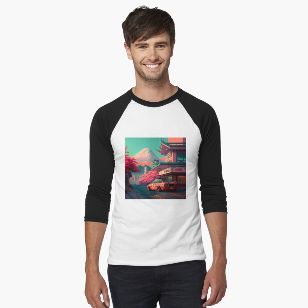 Aperçu de l'œuvre T-shirt baseball manches ¾ créée et vendue par after5.