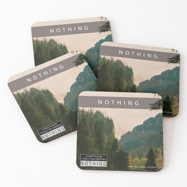 Item preview, Fake album cover of NOTHING designed and sold by nvrprooo.