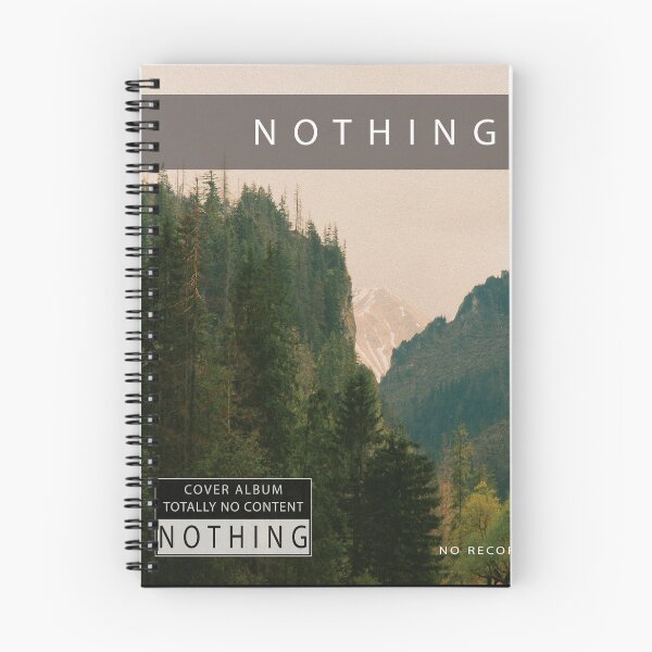 Item preview, Fake album cover of NOTHING designed and sold by nvrprooo.