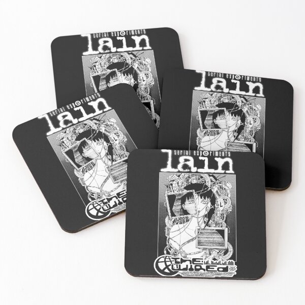 Item preview, Black an White Serial Experiments Lain designed and sold by Cesar Caligula.