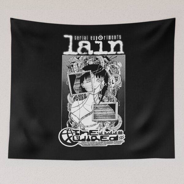 Item preview, Black an White Serial Experiments Lain designed and sold by Cesar Caligula.