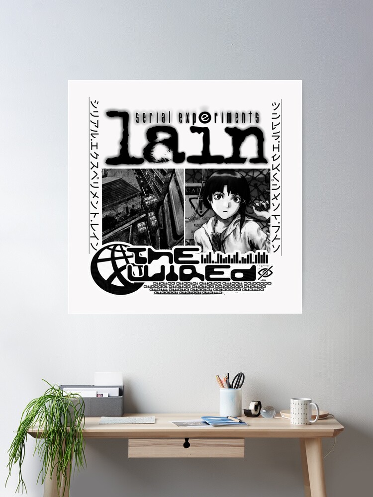 Messa Seiral Experiments Lain Collab Shirt + offers Poster