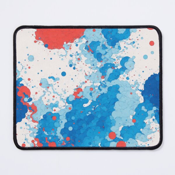 Item preview, Blue & Red Watercolor Pastel Smash designed and sold by TondoMeander.