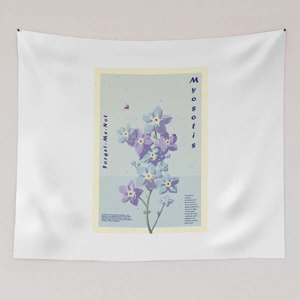 Item preview, Myosotis flowers designed and sold by OrangesAndFun.