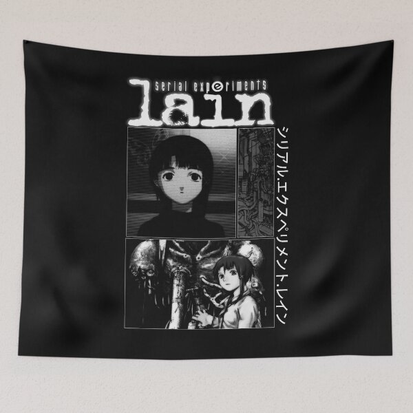 Item preview, Black an White Serial Experiments Lain designed and sold by Cesar Caligula.