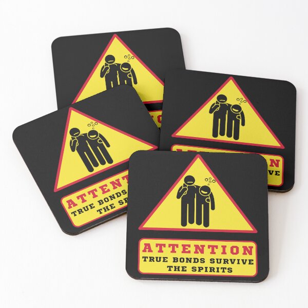 Item preview, True Bonds Survive - Alcohol drunk drinking funny design designed and sold by wholigans.