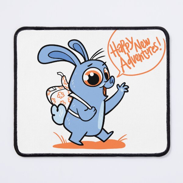 Item preview, Adventure Bunny Greetings - blue designed and sold by 7115.