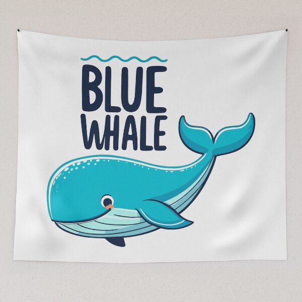 Item preview, Dark Shadows Blue Whale designed and sold by bihtti.