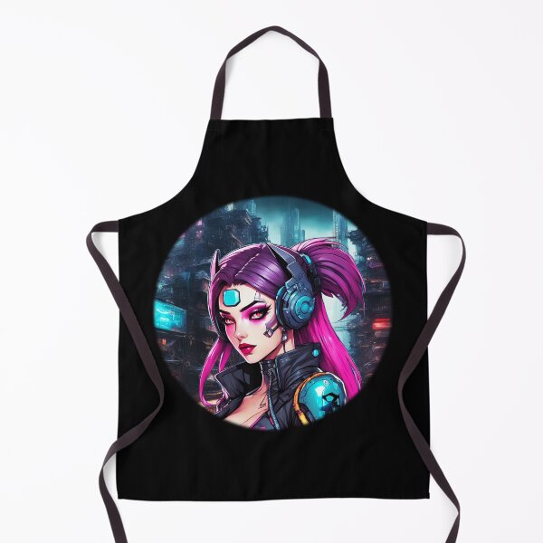 Item preview, Synthwave Muse: Cyberpunk Chic Design designed and sold by Burn-Ego.