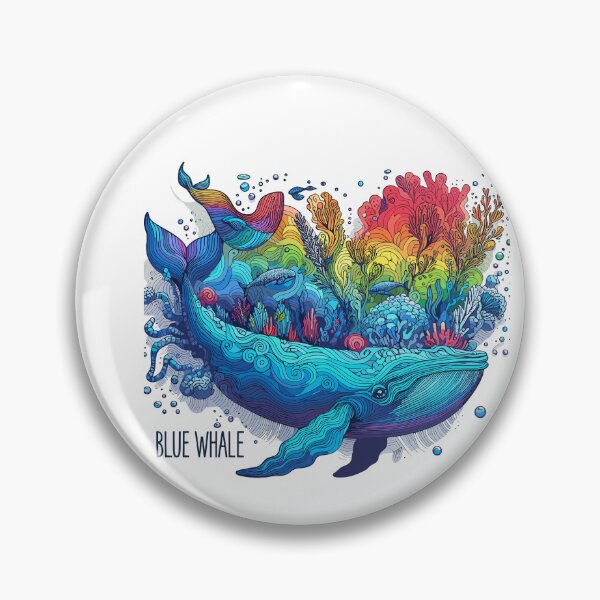 Item preview, Dark Shadows Blue Whale designed and sold by bihtti.