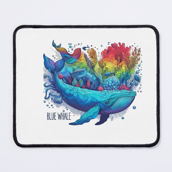 Item preview, Dark Shadows Blue Whale designed and sold by bihtti.