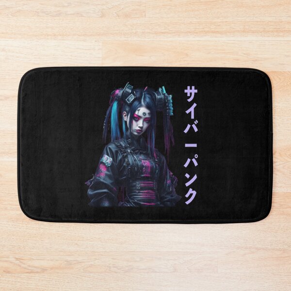 Item preview, Tech Noir Nadeshiko: Anime Cyberpunk Kanji Design designed and sold by Burn-Ego.