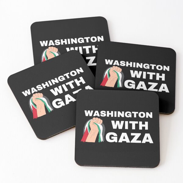 Item preview, Washington con la libertad de Gaza designed and sold by ANNINOART ⭐⭐⭐⭐⭐.