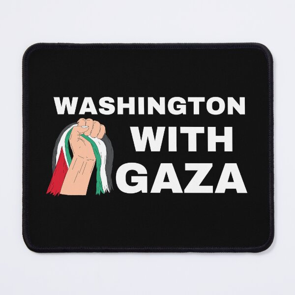 Item preview, Washington With Gaza Freedom designed and sold by ANNINOART ⭐⭐⭐⭐⭐.