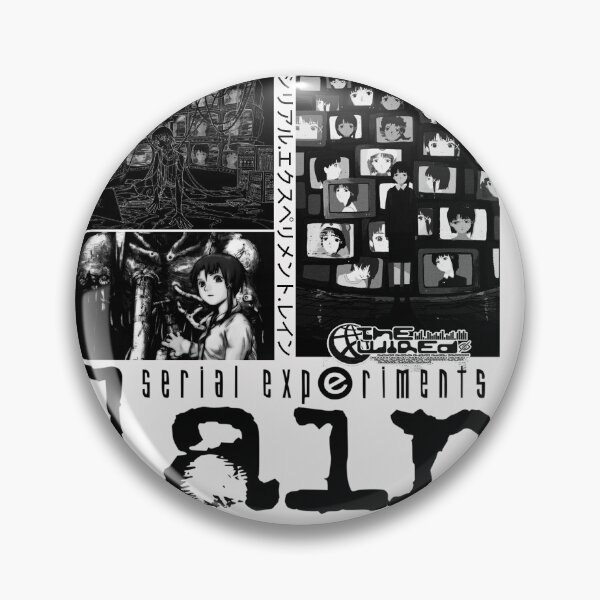Item preview, Black and White Serial Experiments Lain designed and sold by Cesar Caligula.