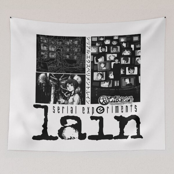 Item preview, Black and White Serial Experiments Lain designed and sold by Cesar Caligula.