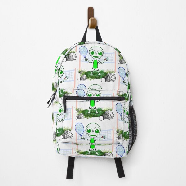 Item preview, Aliens also like to play badminton. designed and sold by Zofia Sosnecka.