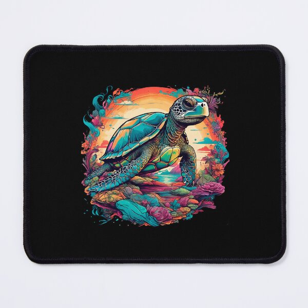 Item preview, vibrant turtle designed and sold by MiGuE-CeGa.