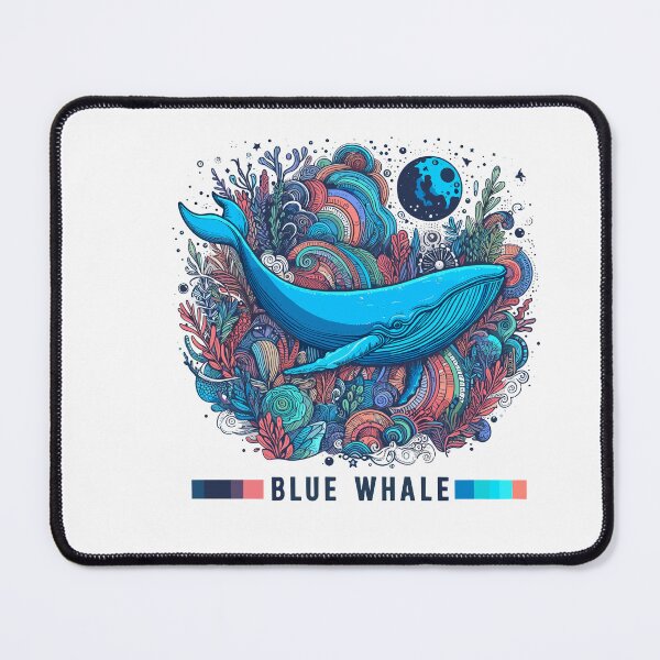 Item preview, Dark Shadows Blue Whale designed and sold by bihtti.