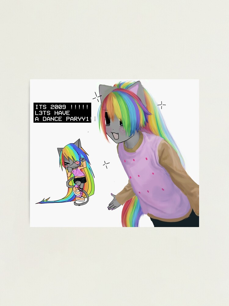 nyan cat is delusional and thinks its 2009（• ˕ •マ