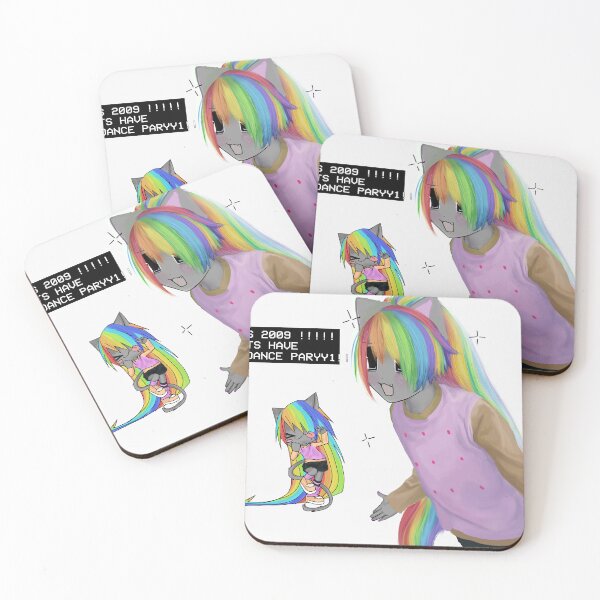 Item preview, nyan cat is delusional and thinks its 2009（• ˕ •マ designed and sold by kokorokero.