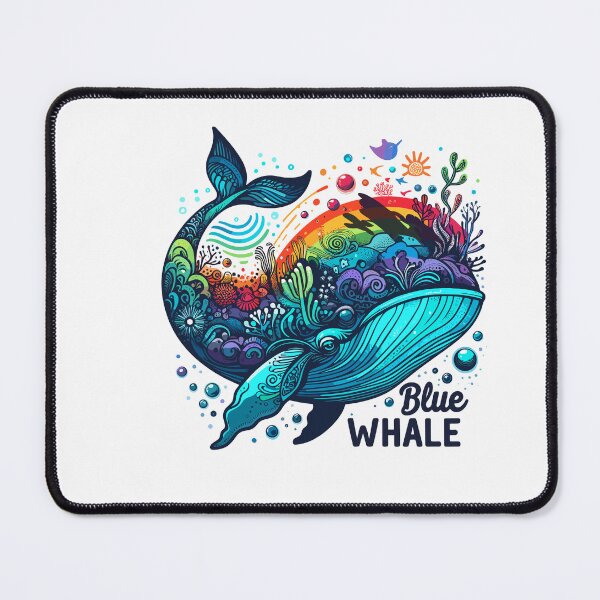 Item preview, Dark Shadows Blue Whale designed and sold by bihtti.