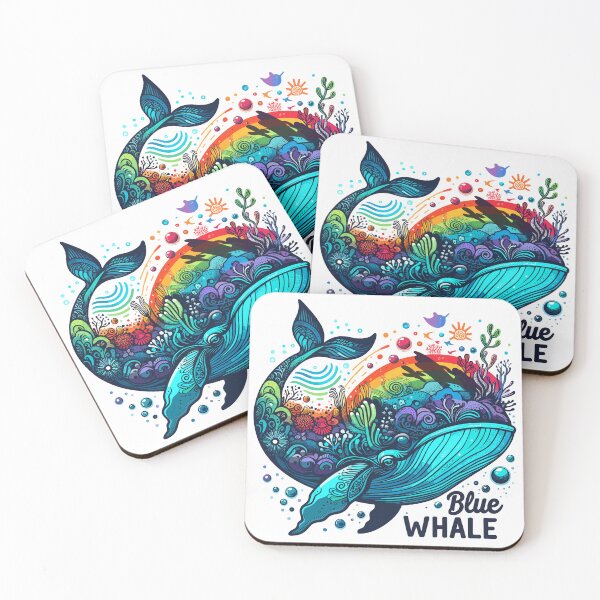 Item preview, Dark Shadows Blue Whale designed and sold by bihtti.