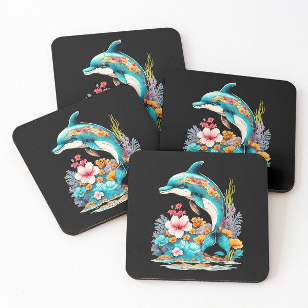 Item preview, Beautiful Dolphin Design - Flowers designed and sold by BudBrown.