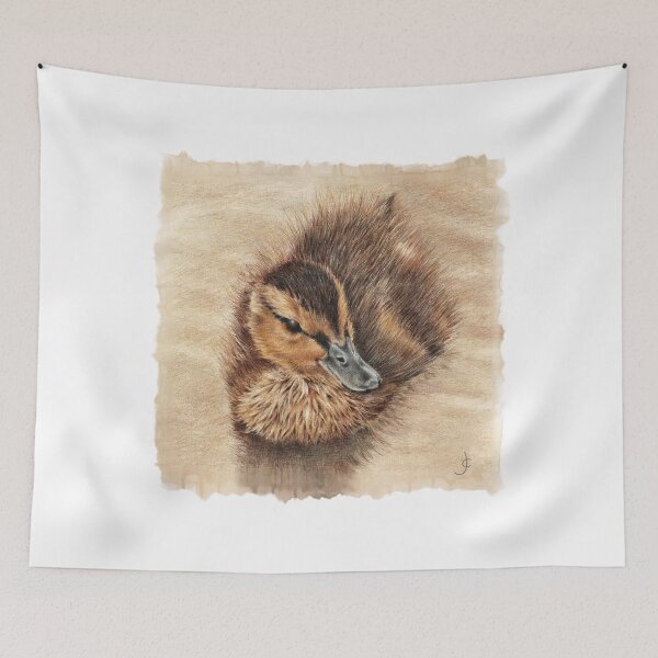 Item preview, Duckling coloured pencil drawing for charity designed and sold by JayTCee.