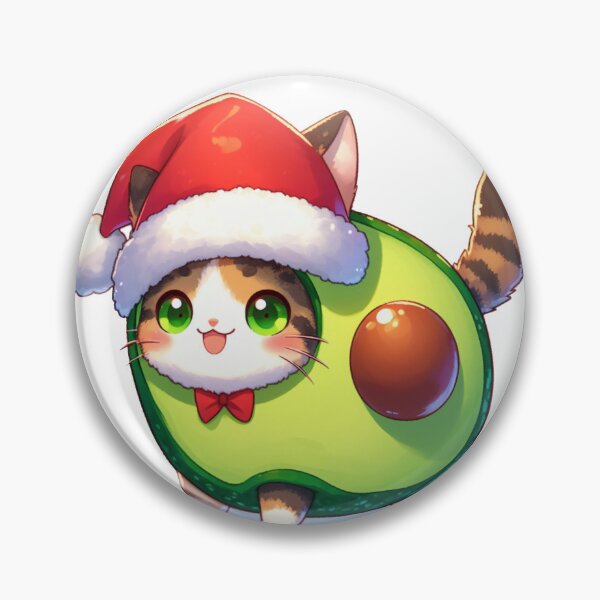 Item preview, Cute Avocato Christmas cat and avocado lovers  designed and sold by Jam3x.