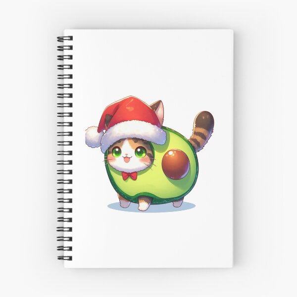 Item preview, Cute Avocato Christmas cat and avocado lovers  designed and sold by Jam3x.