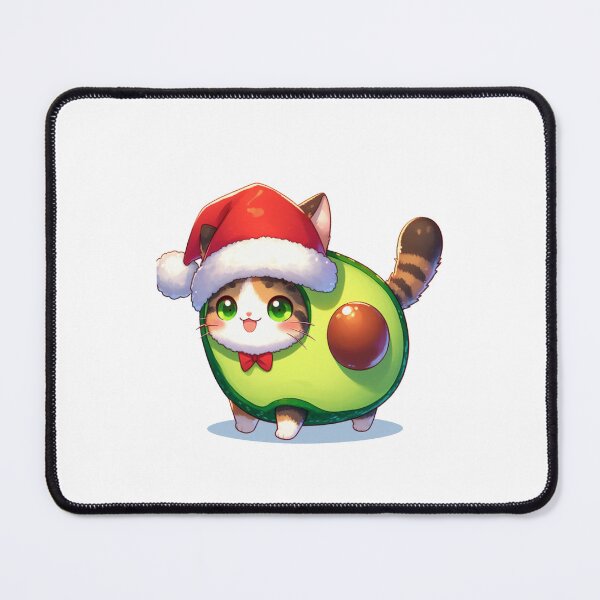 Item preview, Cute Avocato Christmas cat and avocado lovers designed and sold by Jam3x.