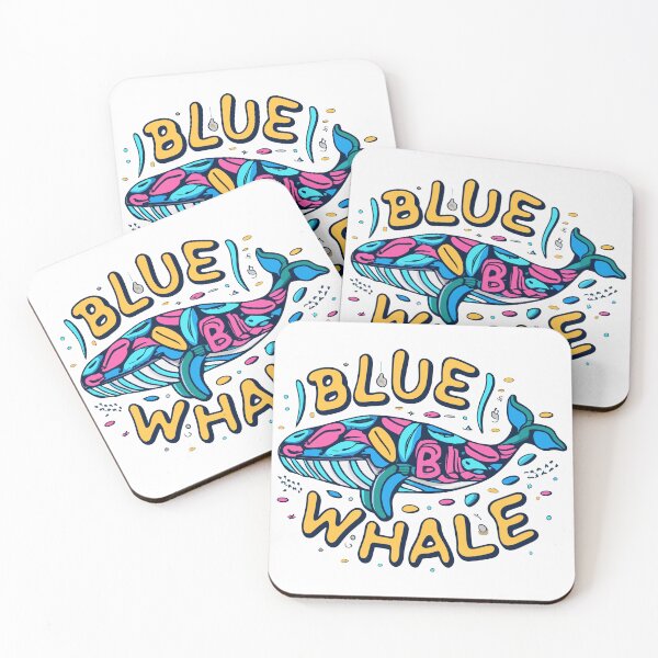 Item preview, Dark Shadows Blue Whale designed and sold by bihtti.