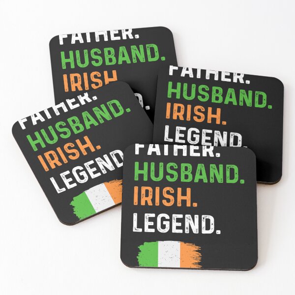Item preview, Father Husband Irish Legend Proud Dad Ireland Flag designed and sold by BalladOfZeus.