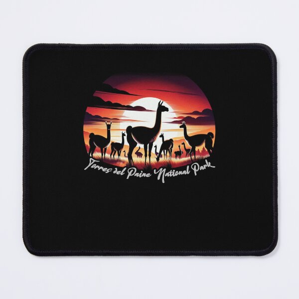 Item preview, Chilean Torres Del Paine Wildlife Sunset Silhouette designed and sold by SambaStyles.