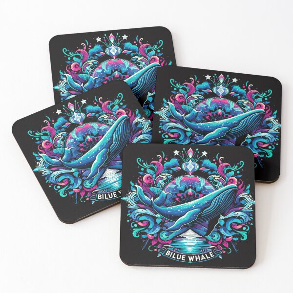 Item preview, Dark Shadows Blue Whale designed and sold by bihtti.