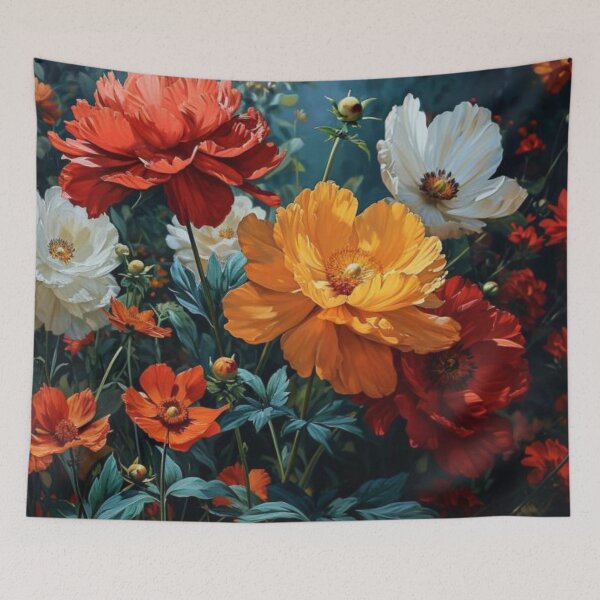 Item preview, Floral Kaleidoscope, Radiant Blossoms in Full Bloom, Nature Inspired Style, Tee, Gift designed and sold by Terry-Salsa.