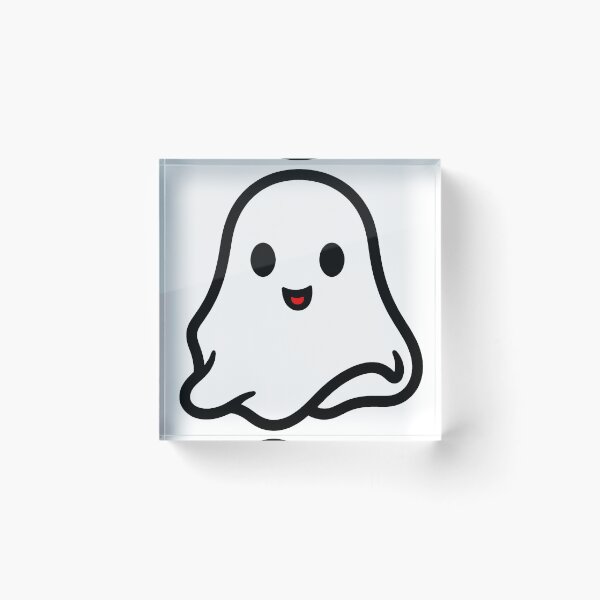 Item preview, A Cute little ghost guy (transparant) designed and sold by Boabamahobe.