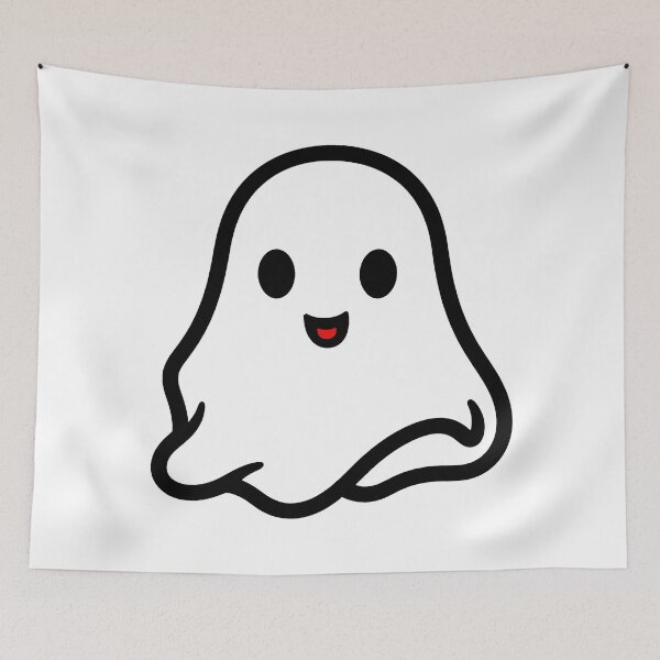 Item preview, A Cute little ghost guy (transparant) designed and sold by Boabamahobe.